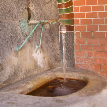 Detailausschnitt vom Bäckerbrunnen