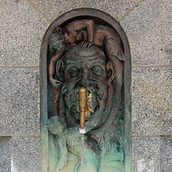 Detailausschnitt von der Schützenhoftrinkstelle